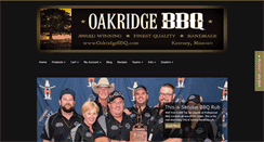 Desktop Screenshot of oakridgebbq.com